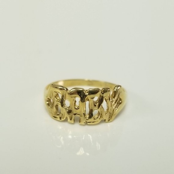 Solid 10k Yellow Gold "Baby" Ring - Picture 1 of 2